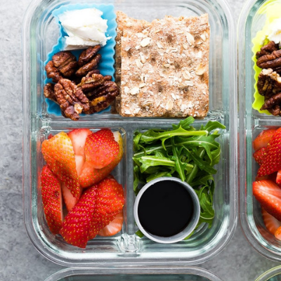 Spring Strawberry Salad Bento Lunch Box